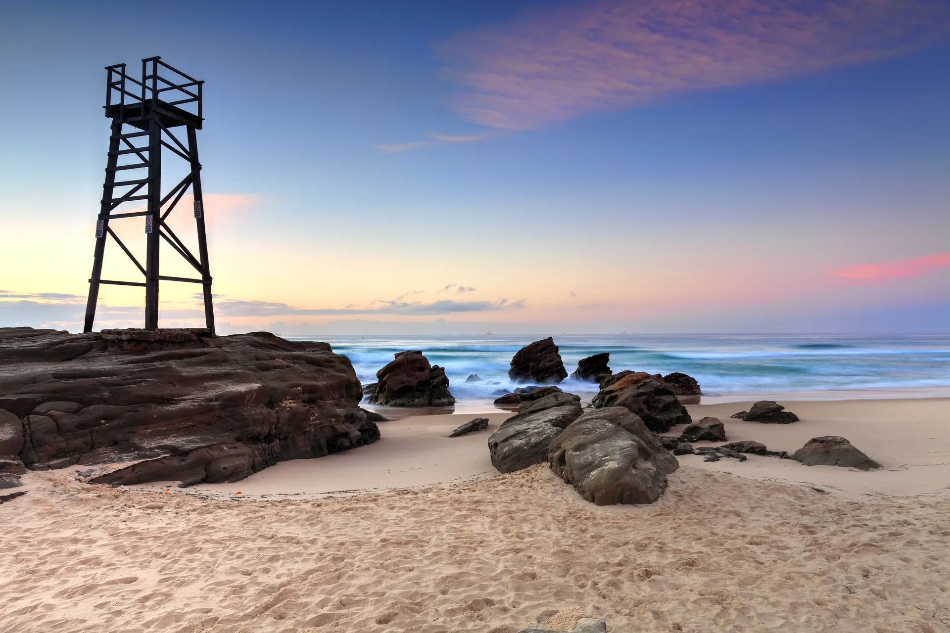 Lake Macquarie coastline at Redhead